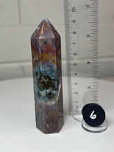 Load image into Gallery viewer, Candy Forest Jasper Obelisk Tower
