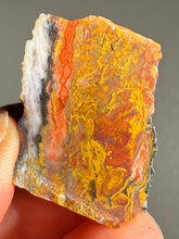 Load image into Gallery viewer, Pink Yellow Red Moroccan Agate | High Atlas Mountains •UNPOLISHED LAPIDARY  SLAB
