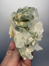 Load image into Gallery viewer, Chlorite-Included Quartz Cluster (Green Phantom Quartz) – Pakistan Mineral Specimen
