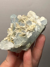 Load image into Gallery viewer, Premium Aquamarine with Mica on Matrix  Collector Mineral Specimen – Nagar Valley, Pakistan

