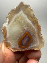 Load image into Gallery viewer, Polished Malawi Agate Half – High-Grade African Banded Agate Display Specimen

