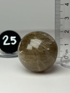 Golden Rutile Quartz (AKA Golden Angel Hair Quartz) Sphere