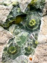 Load image into Gallery viewer, High-Grade Green Wavellite Collectors Specimen - Radiating Botryoidal Crystal Formation - Arkansas, USA
