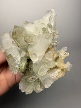 Load image into Gallery viewer, Chlorite-Included Quartz Cluster (Green Phantom Quartz) – Pakistan Mineral Specimen
