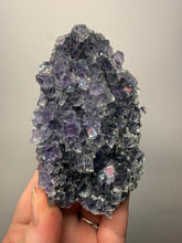 Load image into Gallery viewer, High Grade Purple YGX Fluorite Cluster – Yaogangxian Mine, Hunan, China | Collector Mineral Specimen
