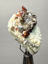 Load image into Gallery viewer, High-Grade Naturally Faceted Red Spessartine Garnet on Matrix — Skardu, Pakistan
