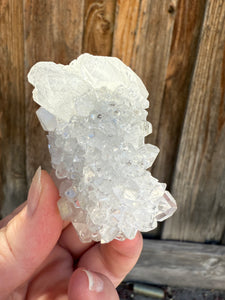 Clear Apophyllite Mineral Specimen • Maharashtra, India