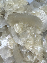 Load image into Gallery viewer, LARGE Silvery Bladed “Rose” Calcite Cluster – Yaogangxian Mine, Hunan, China
