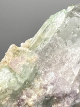 Load image into Gallery viewer, Light Purple Lepidolite with Light Green Tourmaline on Quartz Matrix – Pakistan Mineral Specimen | Collector Grade
