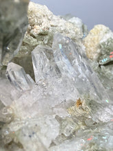 Load image into Gallery viewer, Chlorite-Included Quartz Cluster (Green Phantom Quartz) – Pakistan Mineral Specimen
