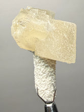 Load image into Gallery viewer, Rare Druzy Golden “Diamond” Calcite on Zeolite Matrix — Maharashtra, India | Collector Cabinet Specimen
