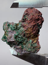 Load image into Gallery viewer, Brochantite Collector Mineral Specimen – Vivid Green Copper Crystals from Morocco
