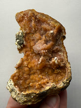 Load image into Gallery viewer, “Goblin Chalcedony” Pink &amp; Orange Druzy Botryoidal Stalactites — Tichka Massif, High Atlas, Morocco
