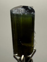 Load image into Gallery viewer, Blue Cap Dark Green Stak Nala Tourmaline with Cleavelandite – Haramosh Mountains, Pakistan | Thumbnail Specimen
