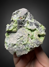 Load image into Gallery viewer, High-Grade Green Wavellite Collectors Specimen - Radiating Botryoidal Crystal Formation - Arkansas, USA
