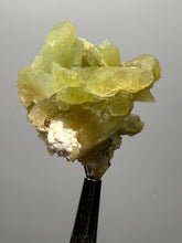Load image into Gallery viewer, High-Grade Green Heulandite on Peach Stilbite Crystal Cluster | Deccan Traps, Maharashtra, India | Collector Mineral Specimen
