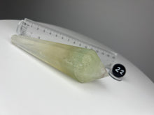 Load image into Gallery viewer, Dendrite Manganese and Iron Included Rainbow Fluorite Wand
