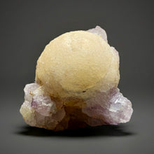 Load image into Gallery viewer, Rare Botryoidal Yellow Fluorite on Quartz Matrix  Collector Mineral Specimen – Maharashtra, India
