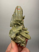 Load image into Gallery viewer, Chlorite-Included Quartz Cluster (Green Phantom Quartz) | Pakistan Mineral Specimen

