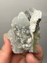 Load image into Gallery viewer, Druzy Chalcedony Stalactites with Druzy Clear Apophyllite | Maharashtra, India
