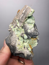 Load image into Gallery viewer, High-Grade Green Wavellite Collectors Specimen - Radiating Botryoidal Crystal Formation - Arkansas, USA
