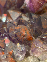 Load image into Gallery viewer, Premium Hematite-Phantom Deep Magenta Ametrine Cluster | Deccan Traps, India | Collector Mineral Specimen
