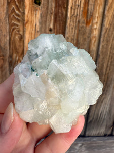 Mint Green Apophyllite Flower Stalactite • Maharashtra, India