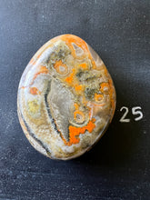 Load image into Gallery viewer, Bumblebee Jasper Agate Palm Stone from West Java, Indonesia • AAA High Grade
