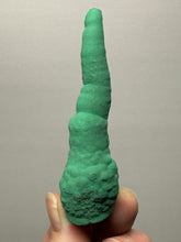 Load image into Gallery viewer, 3.6” High-Grade Malachite Stalactite “Cave” Formation | DR Congo | Mineral Collector Specimen
