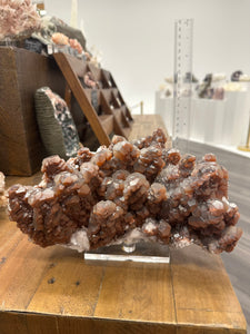 Red Daye Tower Calcite Cluster • Hubei Daye, China