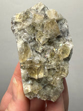 Load image into Gallery viewer, Yellow Fluorite on Quartz – Bull Vein | Lady Annabella Mine, Eastgate, Weardale, County Durham, England
