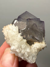 Load image into Gallery viewer, Isometric Fluorite &amp; Scalenohedral Calcite Specimen | Pakistan Mineral Collector Display Piece
