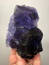 Load image into Gallery viewer, High-Grade “Tanzanite” Fluorite Cluster — Quan Zhou, Yongchun County, Fujian, China | Collector Mineral Specimen
