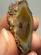 Load image into Gallery viewer, Polished Malawi Agate Half – High-Grade African Banded Agate Display Specimen
