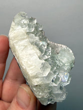 Load image into Gallery viewer, Light Mint Green “Disco Ball” Radial Apophyllite on Pink &amp; Green Heulandite — Deccan Traps, India
