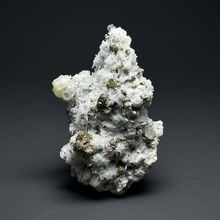 Load image into Gallery viewer, 2.7” New Find: Huanzala Mine Peru Sphalerite + Chalcopyrite + Apatite + Calcite + Quartz | Collector Display Specimen
