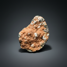 Load image into Gallery viewer, Peach Druzy Heulandite on Matrix – India | Rare Peach Crystal Mineral Specimen for Collectors &amp; Display
