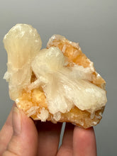 Load image into Gallery viewer, Orange Heulandite and Cream Stilbite Zeolite Cluster – India (Collector Mineral Specimen)
