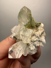 Load image into Gallery viewer, Chlorite-Included Quartz Cluster (Green Phantom Quartz) | Pakistan Mineral Specimen
