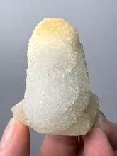 Load image into Gallery viewer, High-Grade “Dream Cloud” Druzy Chalcedony Stalactite — Maharashtra, India (Collector Display Specimen)

