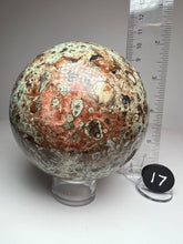 Load image into Gallery viewer, Rainforest Jasper Agate Sphere from Madagascar
