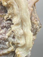 Load image into Gallery viewer, “Goblin Chalcedony” Pink &amp; Orange Druzy Botryoidal Stalactites— Tichka Massif, High Atlas, Morocco
