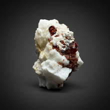 Load image into Gallery viewer, High-Grade Naturally Faceted Red Spessartine Garnet on Matrix — Skardu, Pakistan
