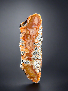 Rare Moroccan Orange and Pink Agate Collected by Indigenous Nomads | Ancient Beauty from the Sahara