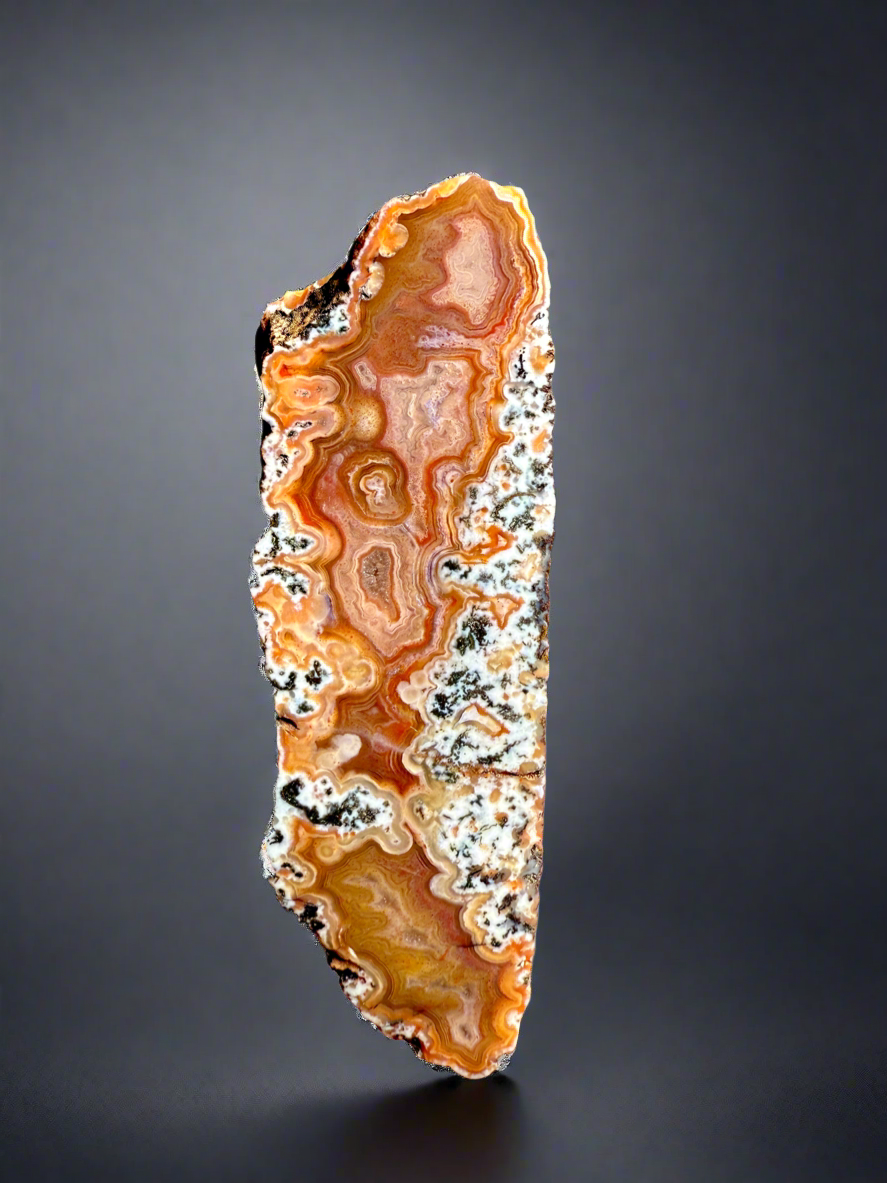 Rare Moroccan Orange and Pink Agate Collected by Indigenous Nomads | Ancient Beauty from the Sahara