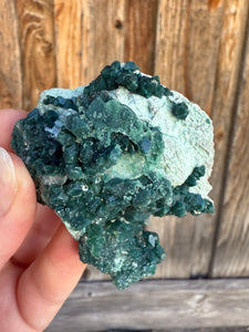 Gemmy Green Heulandite Zeolite • Maharashtra, India