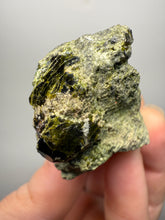 Load image into Gallery viewer, Gemmy Green Garnet on Matrix – Pakistan Collector Specimen
