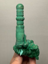 Load image into Gallery viewer, 5” High-Grade Malachite Stalactite “Cave” Formation | DR Congo | REPAIRED | Mineral Collector Specimen
