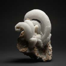 Load image into Gallery viewer, Moroccan Ram’s Horn Selenite (Gypsum) Crystal Display Specimen
