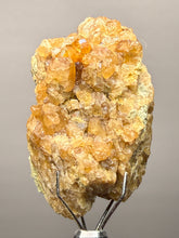 Load image into Gallery viewer, Hessonite Garnet Cluster on Matrix – Natural Collector Specimen from Pakistan | High-Grade Orange-Red Garnet Crystals
